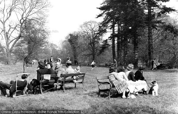 Photo of Chippenham, The Park c.1955