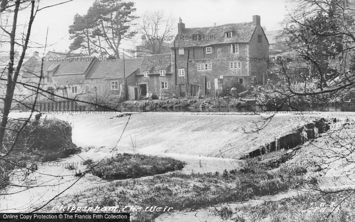 Photo of Chippenham, The Weir c.1955