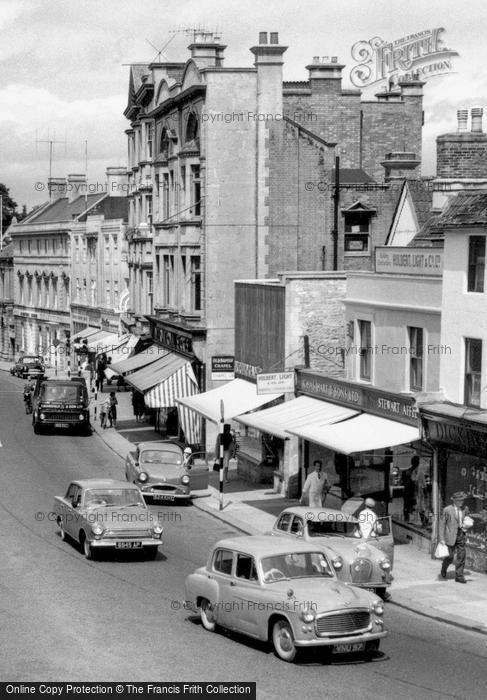 Photo of Chippenham, Traffic In High Street c.1960