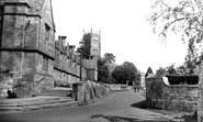 Almshouses And St James' Church c.1960, Chipping Campden
