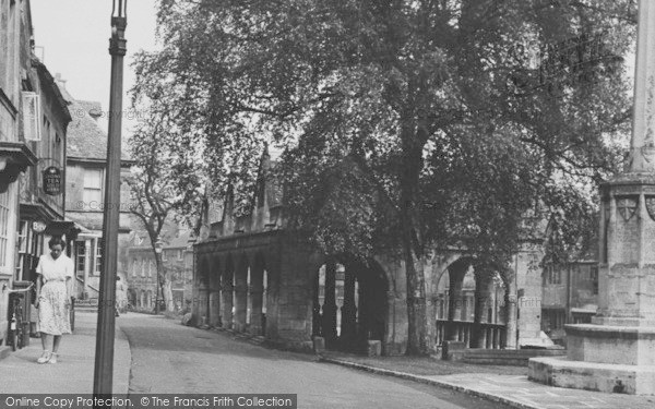 Photo of Chipping Campden, Market Hall c.1955