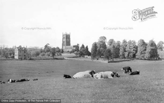 Photo of Chipping Campden, St James' Church From Coney Green c.1955