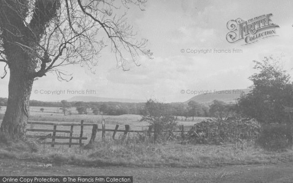 Photo of Chipping, Jeffrey And Pendle Hills c.1955