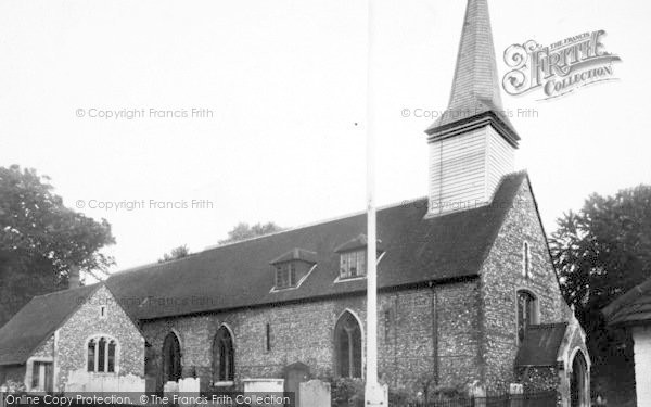 Photo of Chipping Ongar, Parish Church c.1955