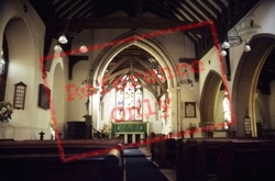 St Martin Of Tours Church, Interior 1989, Chipping Ongar