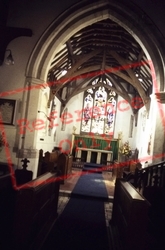 St Martin Of Tours Church, Interior 1989, Chipping Ongar