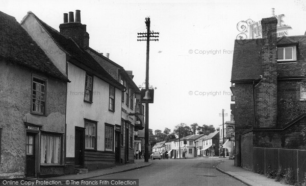 Photo of Chipping Ongar, The High Street c.1955