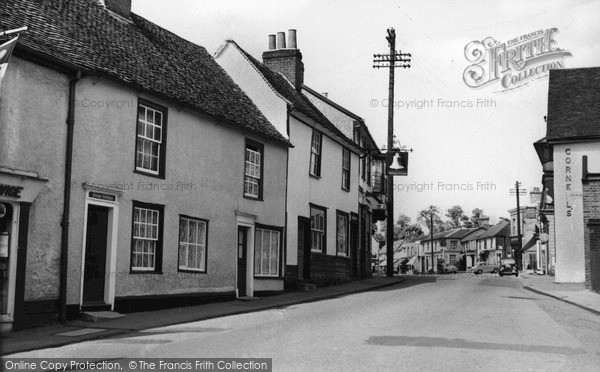 Photo of Chipping Ongar, The Main Street c.1955