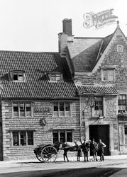A Horse And Cart By The Portcullis Hotel 1904, Chipping Sodbury
