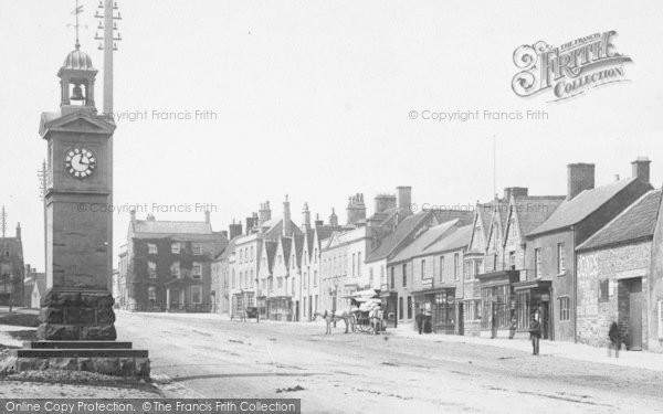 Photo of Chipping Sodbury, Clock Tower And High Street 1903
