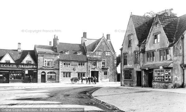 Photo of Chipping Sodbury, Gable House And Portcullis Hotel 1904