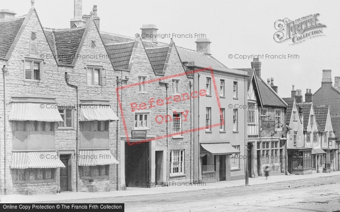 Photo of Chipping Sodbury, High Street Shops And The Bell Inn 1903