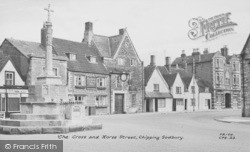 The Cross And Horse Street c.1960, Chipping Sodbury