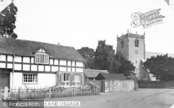 Church And Village c.1955, Chirbury