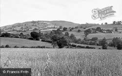 The Hills From Welshpool Road c.1955, Chirbury