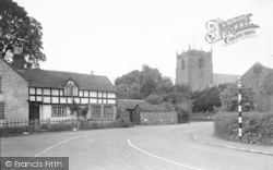 The Village And Church c.1950, Chirbury