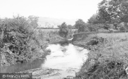 The Welsh Hills And River c.1955, Chirbury