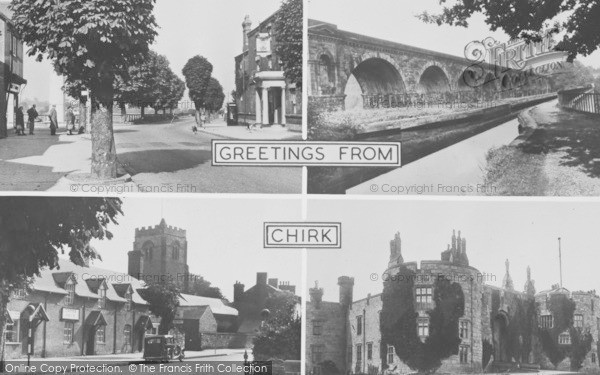 Photo of Chirk, Composite c.1950