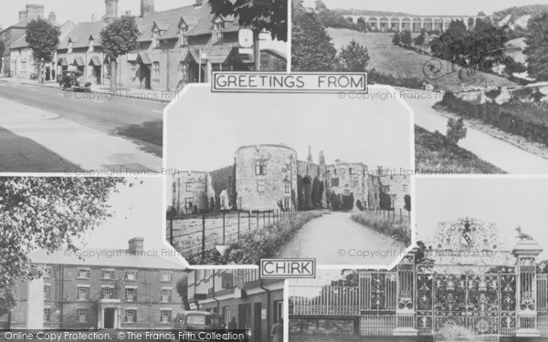 Photo of Chirk, Composite c.1955