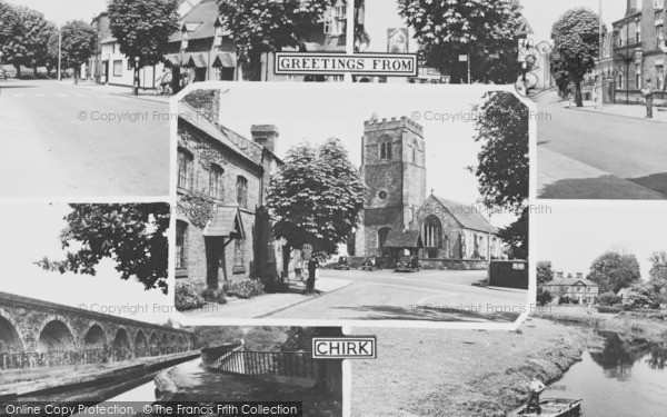 Photo of Chirk, Composite c.1955