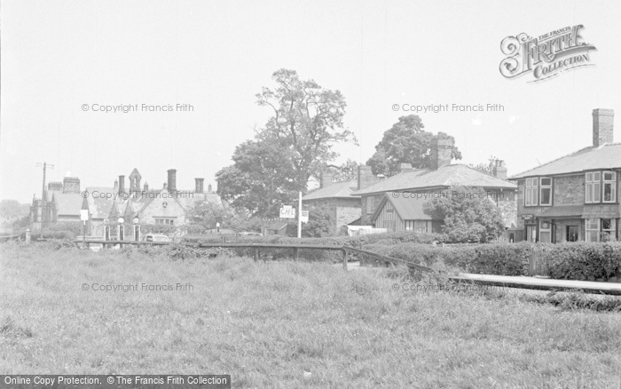 Photo of Chirk, Post Office From Recreation Ground 1955