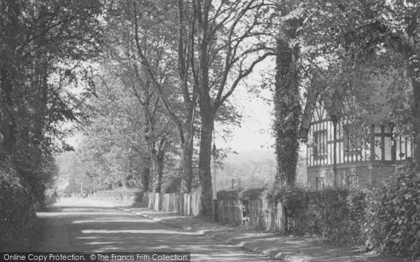 Photo of Chirk, Station Avenue 1953