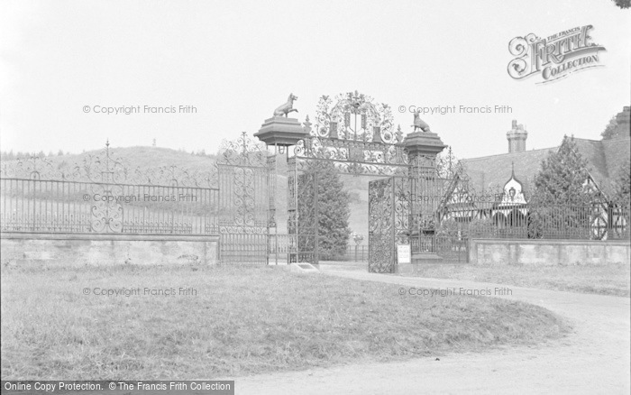 Photo of Chirk, The Castle Gates And Lodge 1955