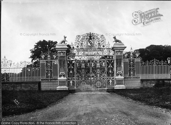 Photo of Chirk, The Gates Of Chirk Castle c.1930