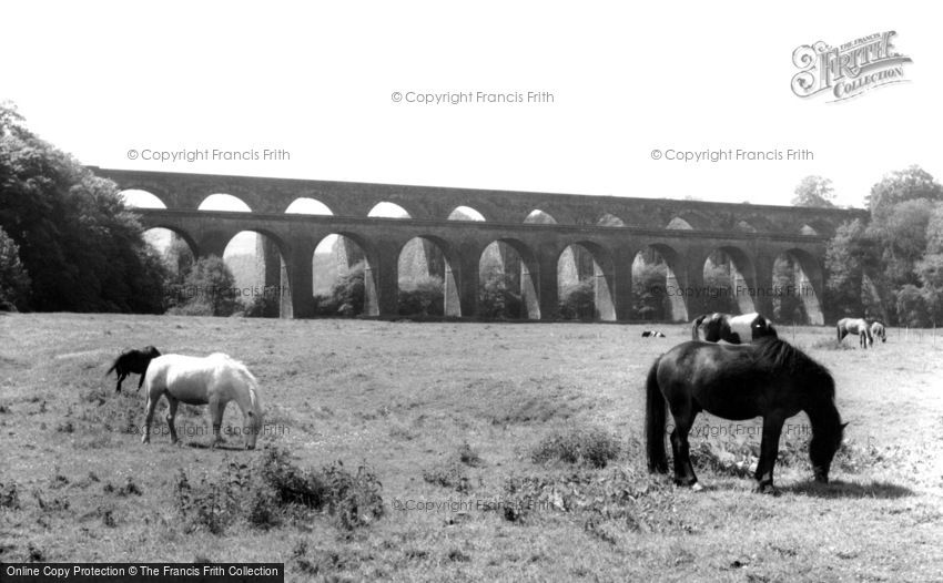 Chirk, the Viaduct and the Aqueduct 1959