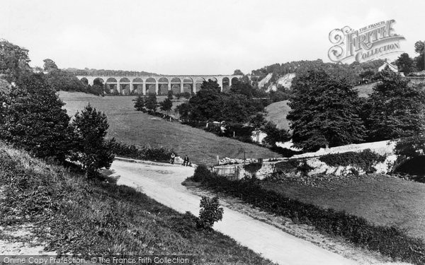 Photo of Chirk, Viaduct From Glyn Valley c.1880
