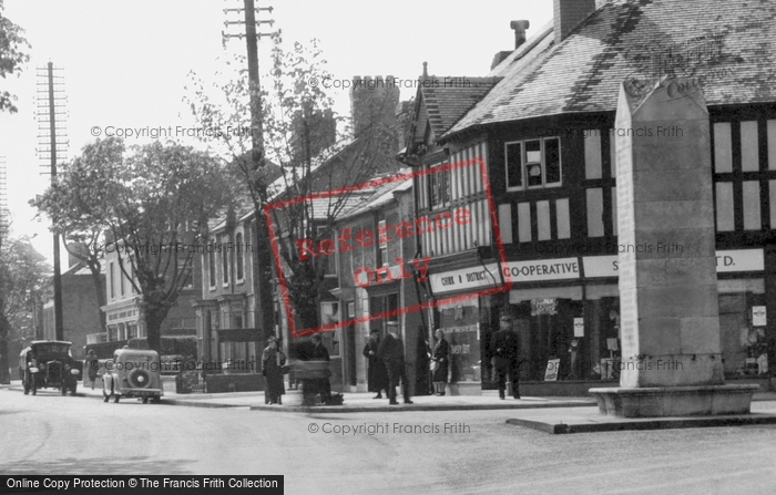 Photo of Chirk, Village And Memorial 1939