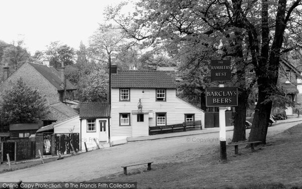 Photo of Chislehurst, the Ramblers Rest c1955