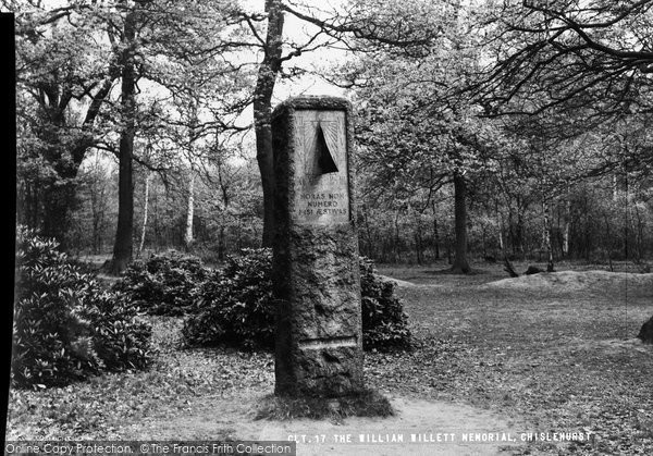 Photo of Chislehurst, The William Willett Memorial c.1955