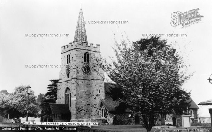 Photo of Chobham, St Lawrence Church c.1965
