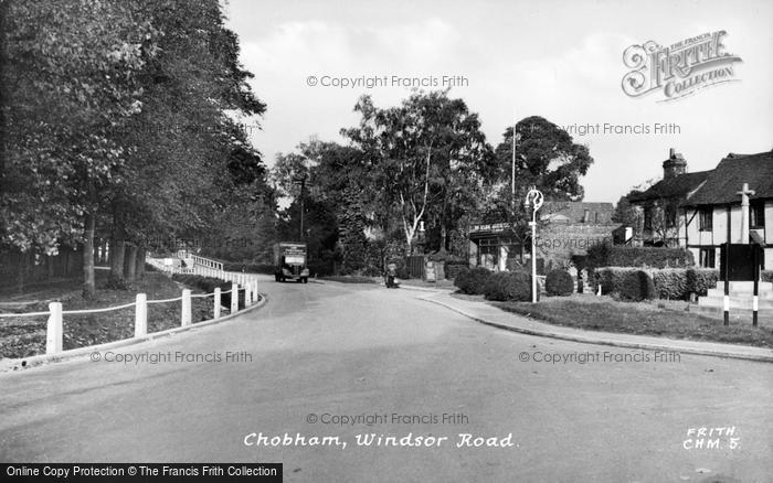 Photo of Chobham, Windsor Road c.1955