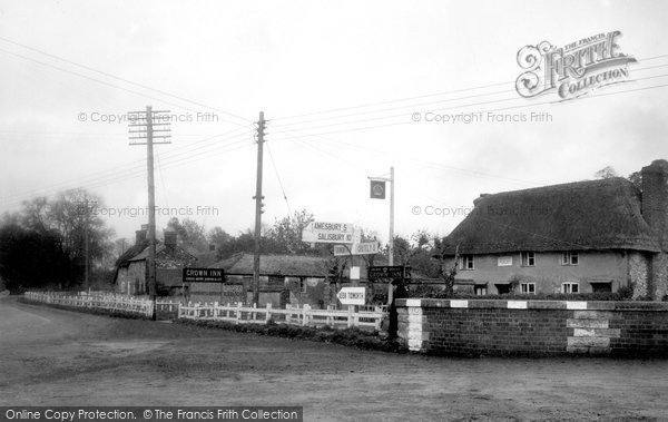 Photo of Cholderton, In The Village c.1955