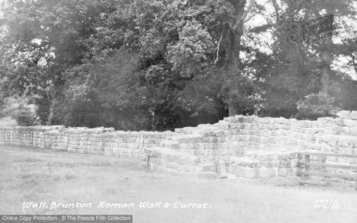 Photo of Chollerford, Brunton Turret And Roman Wall c.1955
