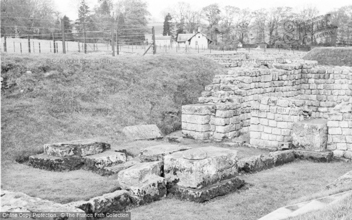 Photo of Chollerford, East Gate, Chesters Roman Fort c.1955
