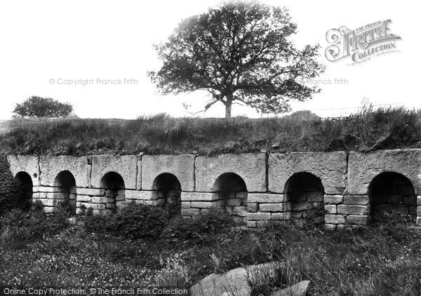 Photo of Chollerford, Recesses In The Bath House, Cilurnum, Chesters 1924