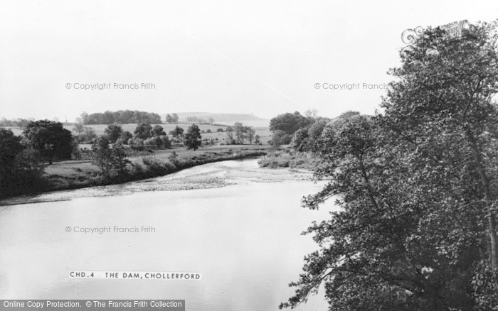 Photo of Chollerford, The Dam c.1955