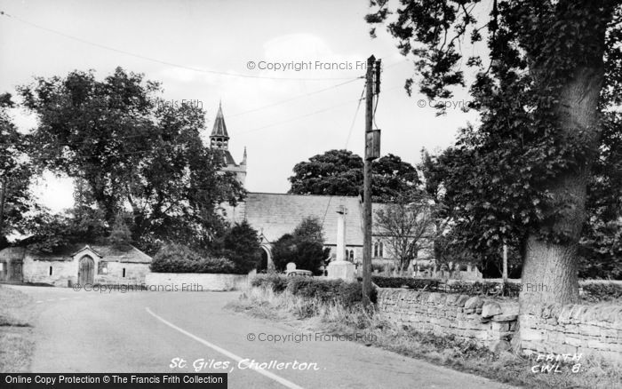 Photo of Chollerton, St Giles' Church c.1955