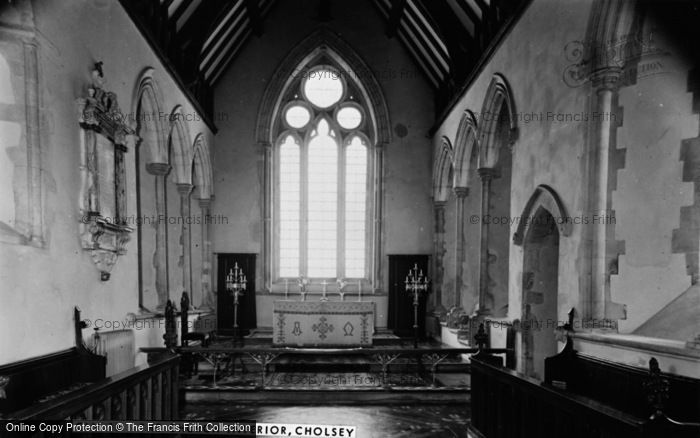 Photo of Cholsey, Church Interior c.1960