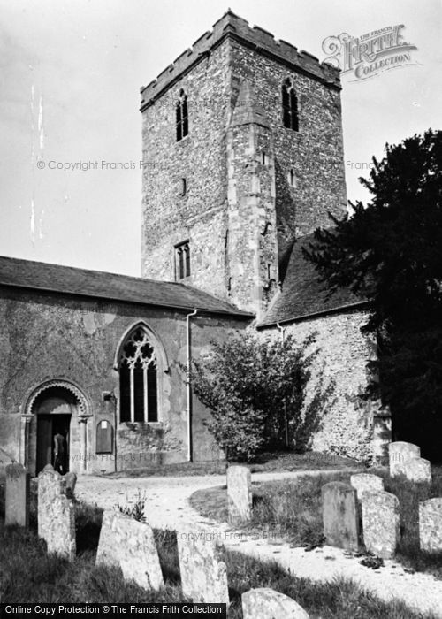 Photo of Cholsey, The Church Tower And Norman Door c.1960