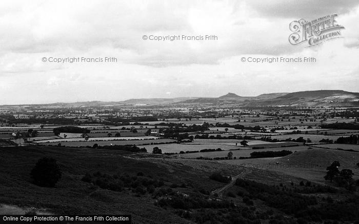 Photo of Chopgate, Looking Towards Cleveland Hills c.1957