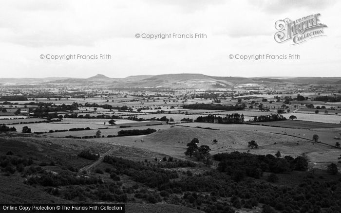 Photo of Chopgate, Looking Towards Cleveland Hills c.1957