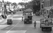 Bus In The High Street c.1955, Christchurch