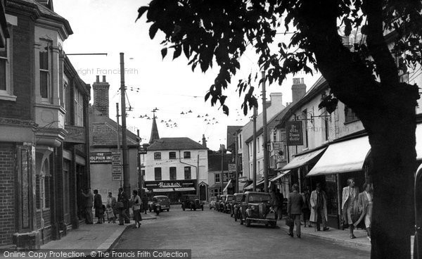 Photo of Christchurch, Church Street, Looking North c.1955