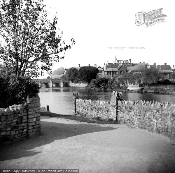 Photo of Christchurch, Convent Walk And The River Avon c.1955