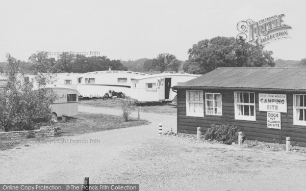 Photo of Christchurch, Entrance To Grove Farm Meadow Caravan Park, Stour Way c.1955