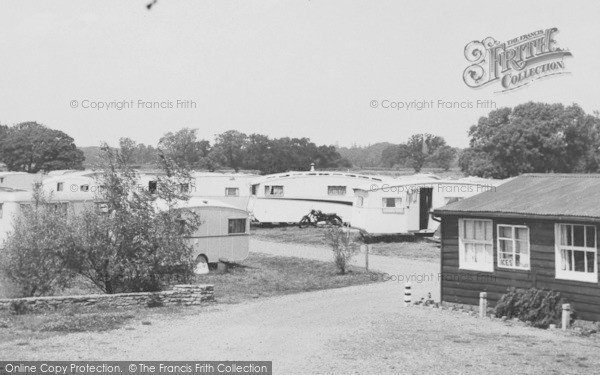 Photo of Christchurch, Entrance To Grove Farm Meadow Caravan Park, Stour Way c.1955